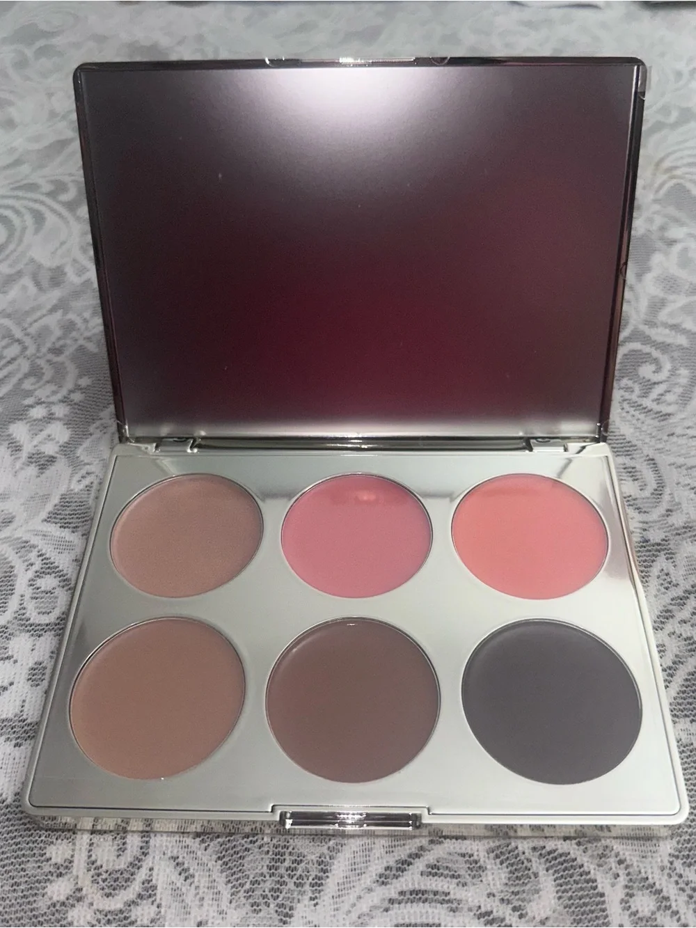 ICONIC London Multi-Use Cream Blush Bronzer & Highlight Palette NIB